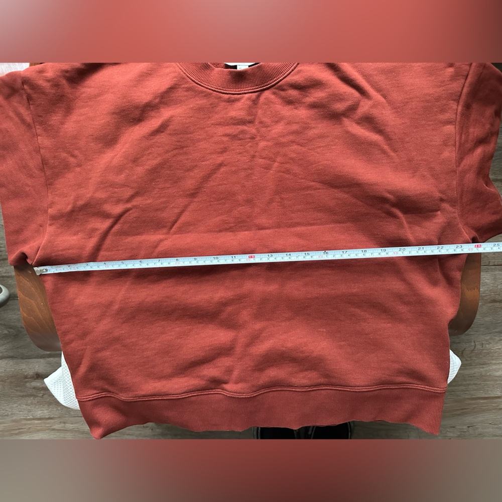 COS Rust Sweatshirt - Picture 6 of 6